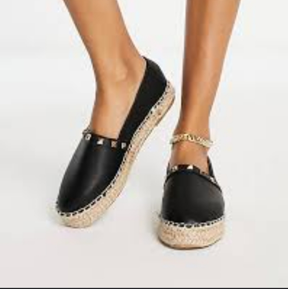 The shoes box‎ LEATHER espadrille